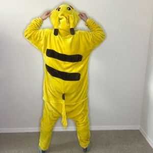 Pikachu Fleece Button Up Kigurumi Onsie